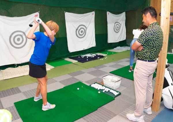 ゴルフレッスン風景