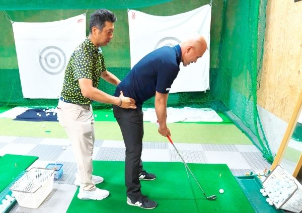 ゴルフレッスン風景