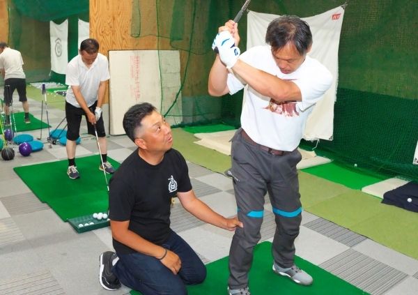 ゴルフレッスン風景
