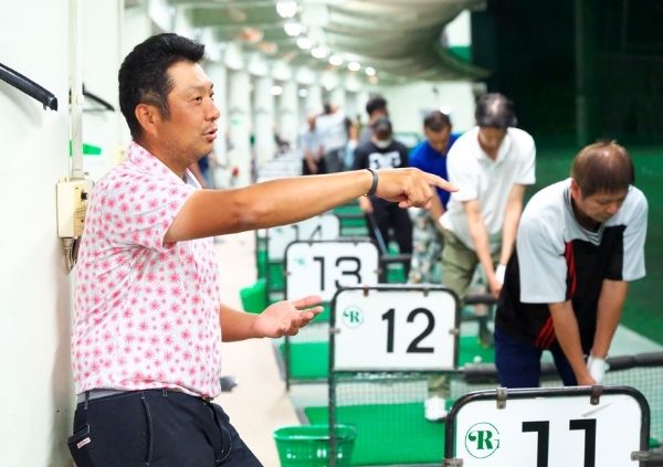 ゴルフレッスン風景