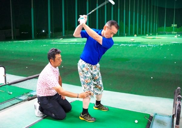 ゴルフレッスン風景